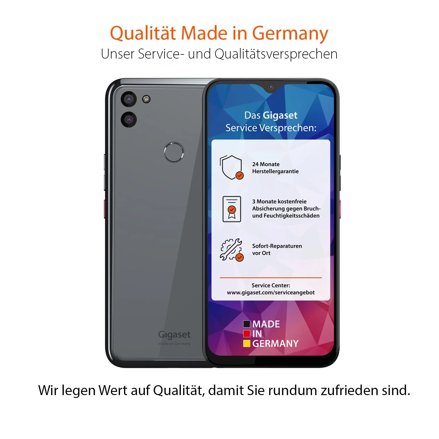 Смартфон Gigaset GS5 4GB 128GB 4500 мАг Темний титановий сірий, фото №5