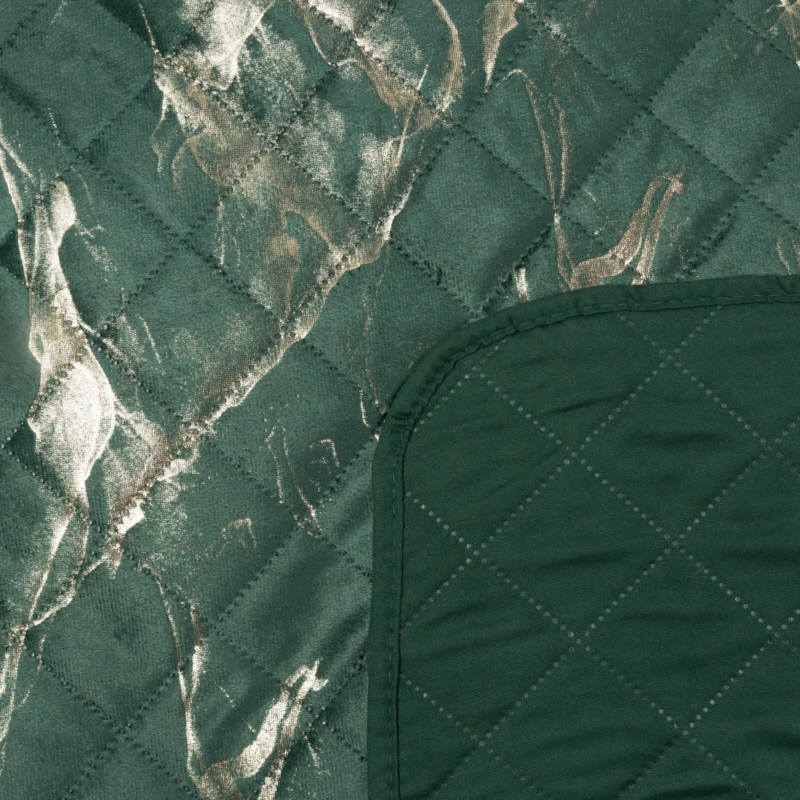 Покривало Bedcorner Декоративне Текстильне Однотонний візерунок (зелений, 220 x 240 см), фото №3