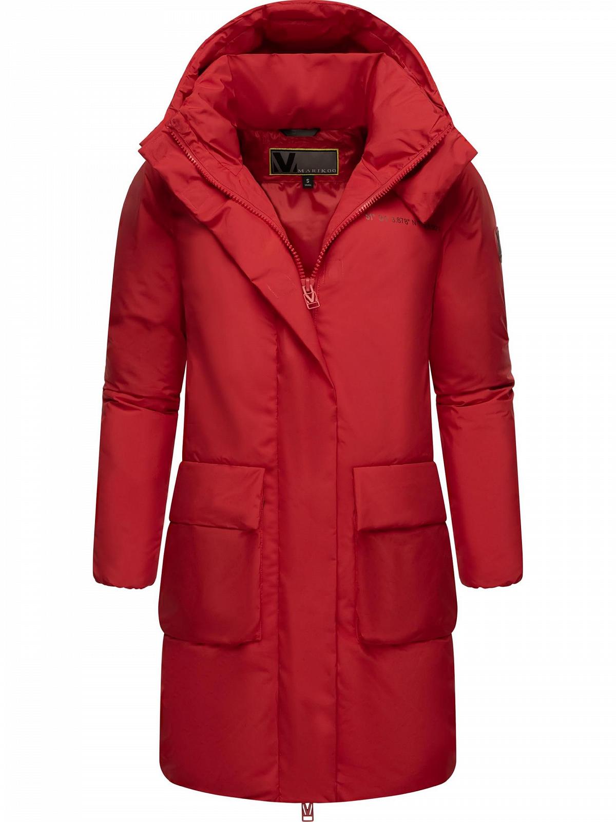 Куртка зимова Marikoo Nanami 16 Жіноча Довга Тепла з капюшоном, фото №1