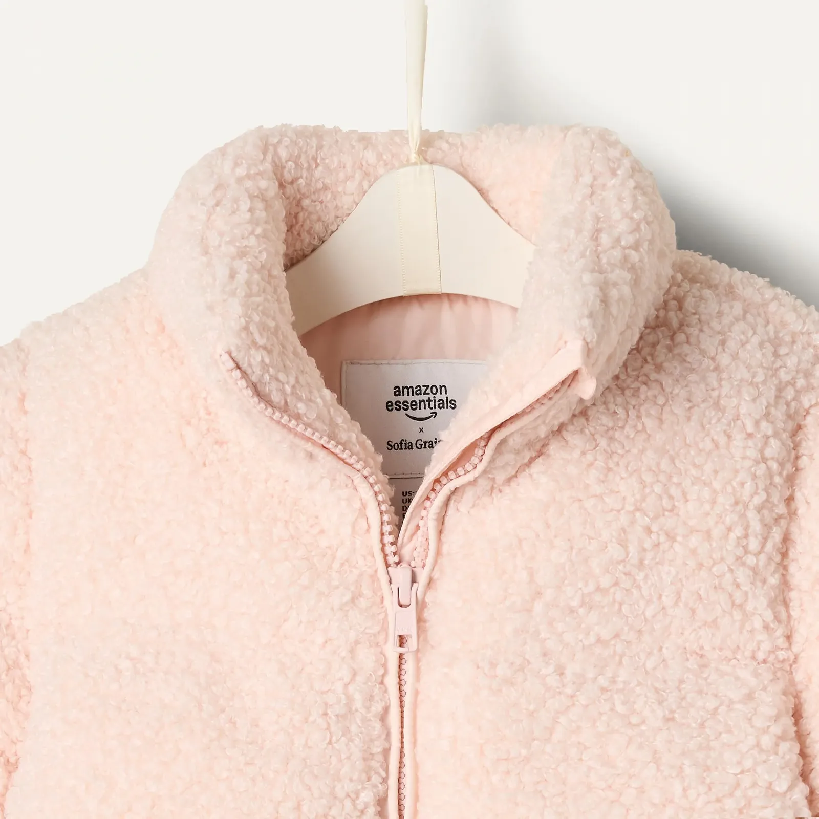 Унісекс Куртка стьобана Teddy Amazon Essentials Lange, фото №6