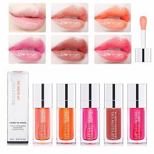 Олія для губ CkFyahp Hydrating Lip Glow Transparent Pack of 5 - Фото 1