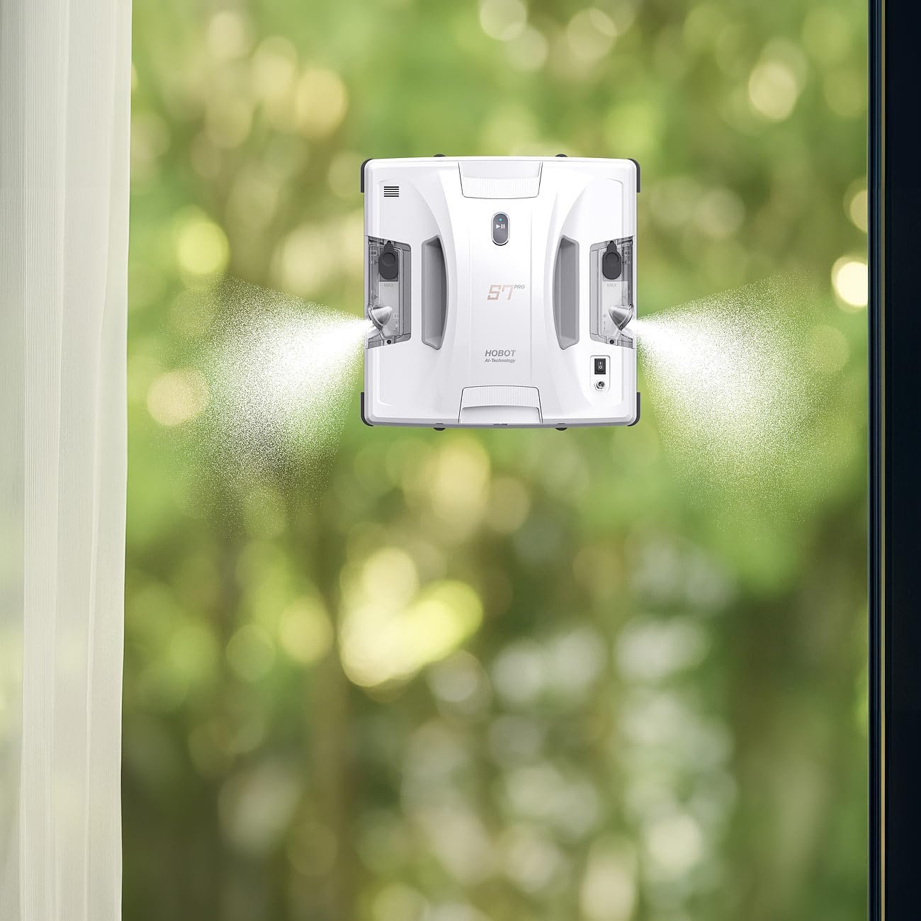 Робот для мойки окон Sichler Exclusive HOBOT S7 Pro Professional, двойной распылитель и стеклоочиститель, App, фото №5