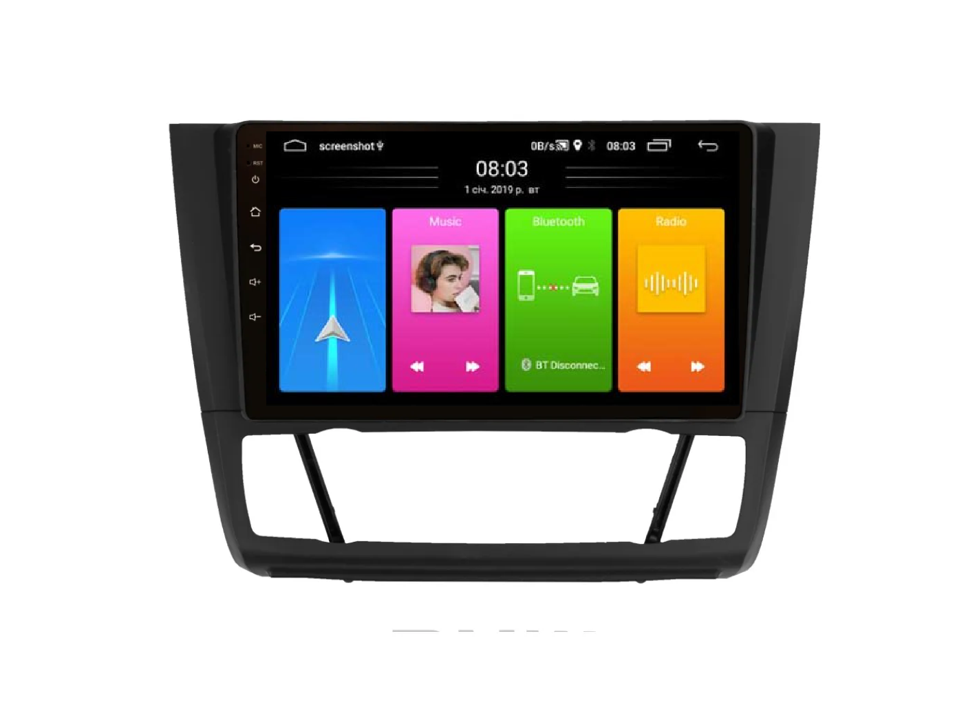 Штатная магнитола Nextone 901 2+32GB. CARPLAY BMW 1 Series 2007-2011 condition, фото №1