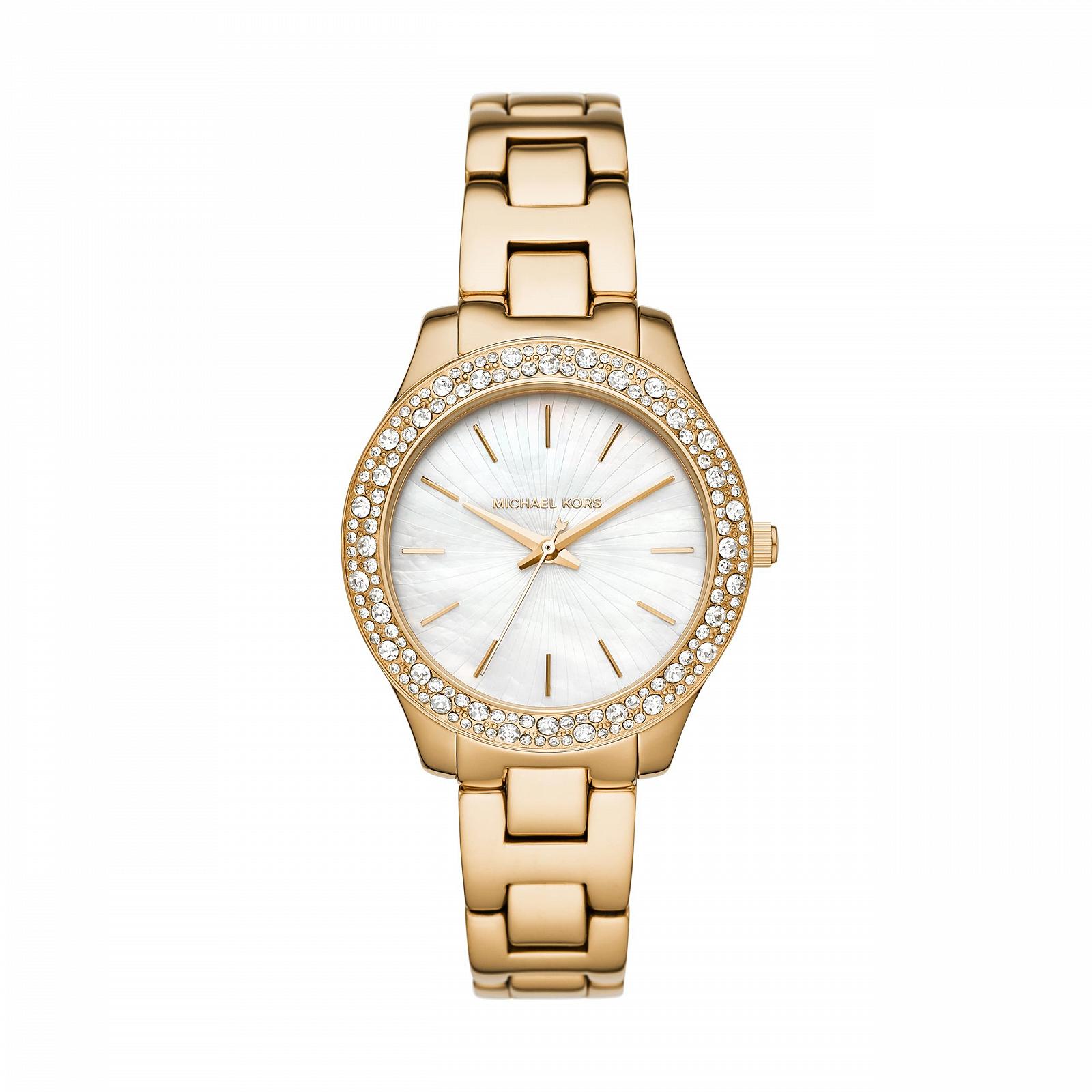 Женские часы Michael Kors MK4555, золотые, MK4555-AMZUK, фото №1