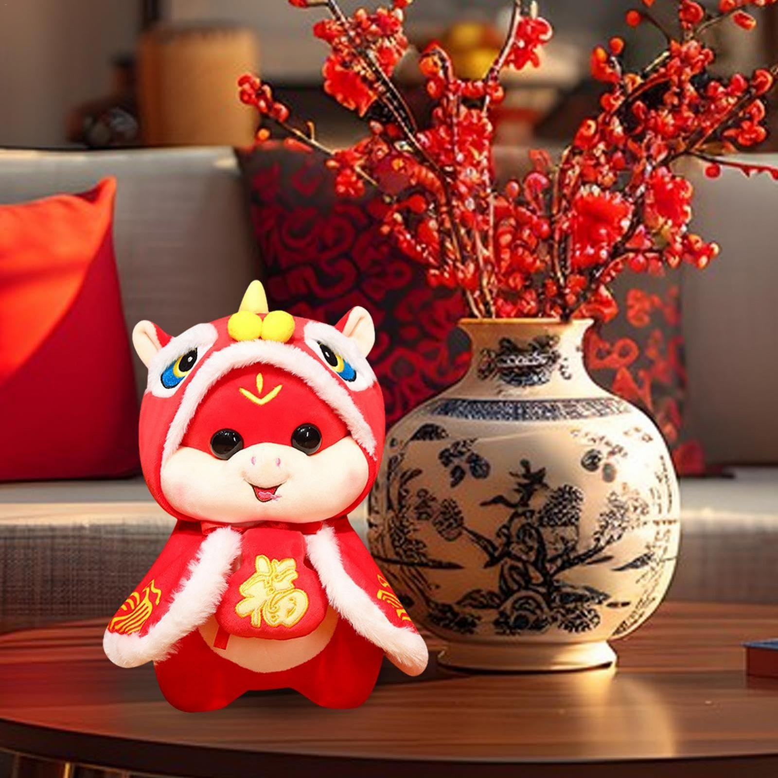 Плюшевая игрушка Змея Год змеи 2025 Плюшевая талисман, фото №2