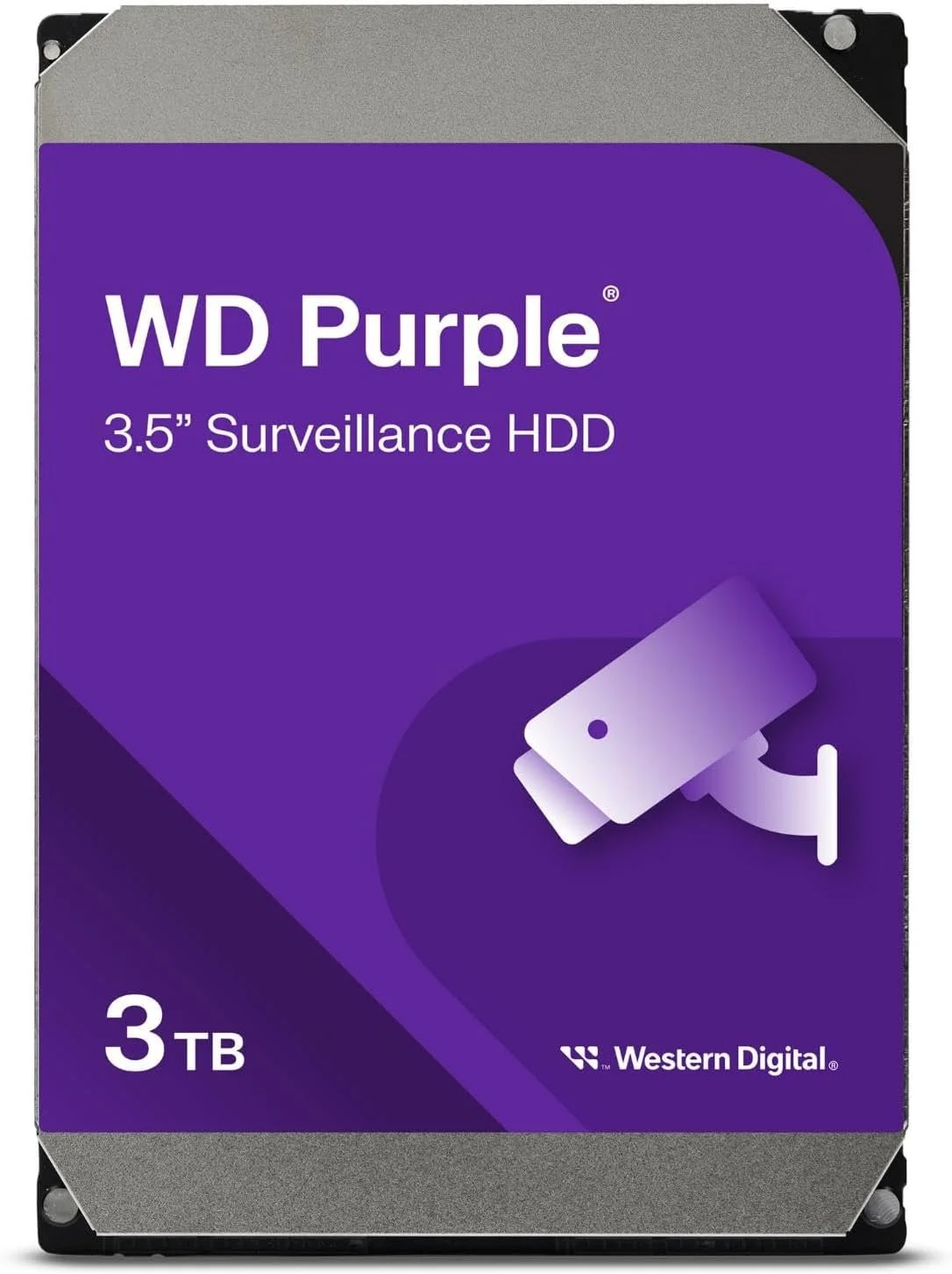 Внутрішній жорсткий диск 3.5" Western Digital Purple 3TB 5400 об\хв 180 Мб\с SATA III (WD33PRZ), фото №1 Внутрішній жорсткий диск 3.5" Western Digital Purple 3TB 5400 об\хв 180 Мб\с SATA III (WD33PRZ), фото №1