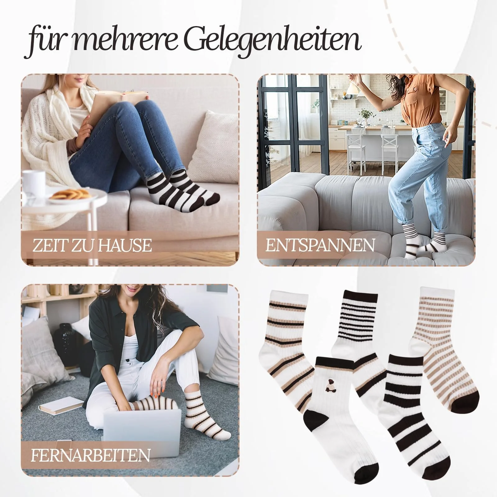 Шкарпетки Багатокольорові (5 пар), фото №5