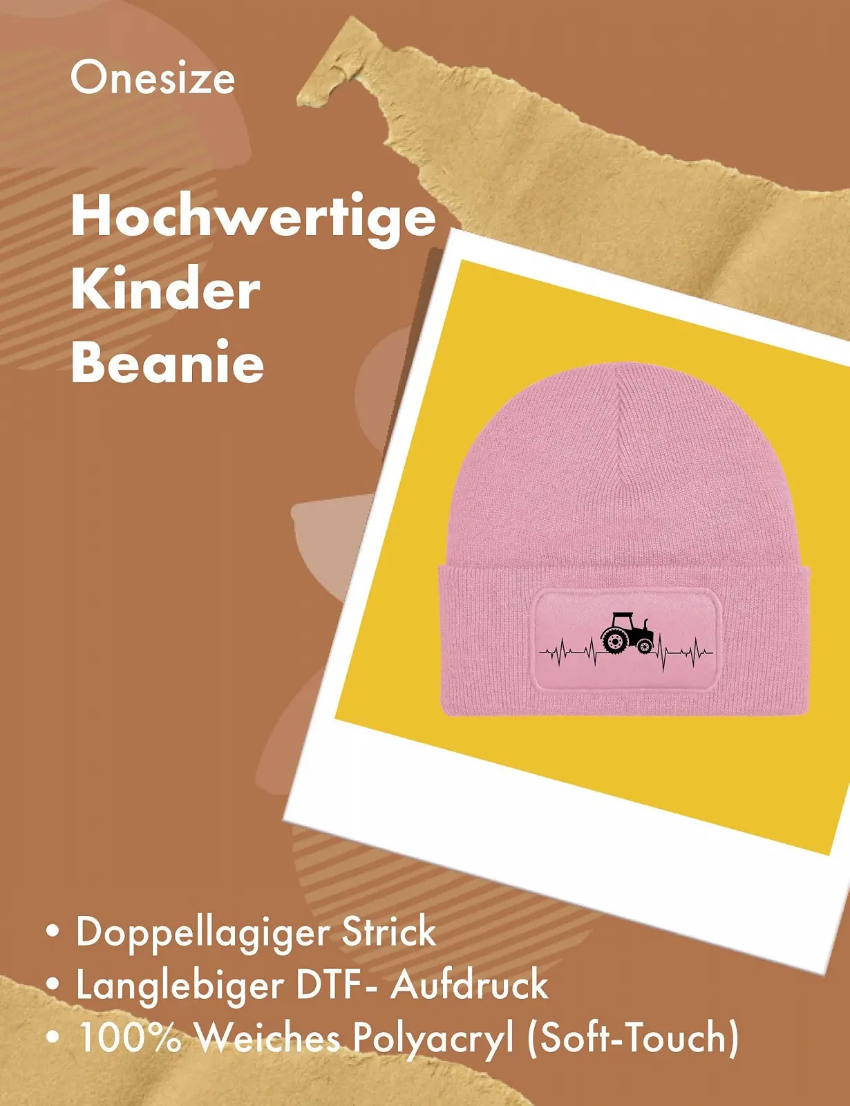 Шапка NIMAMA Дитяча Зимова Принт Унісекс, фото №3 Шапка NIMAMA Дитяча Зимова Принт Унісекс, фото №3