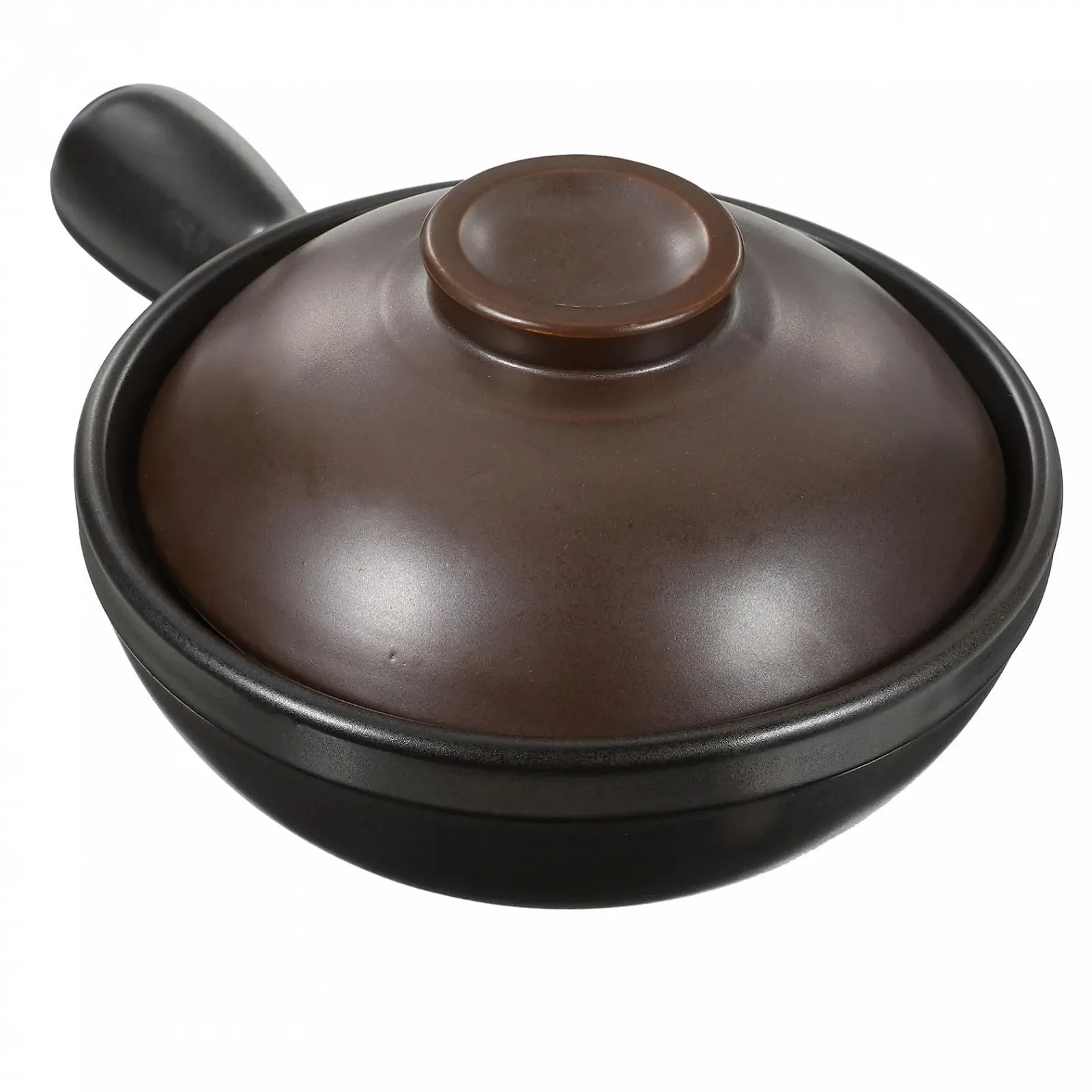 Ківш керамічний з ручкою для відкритого вогню та пароварки Термостійкий, фото №1