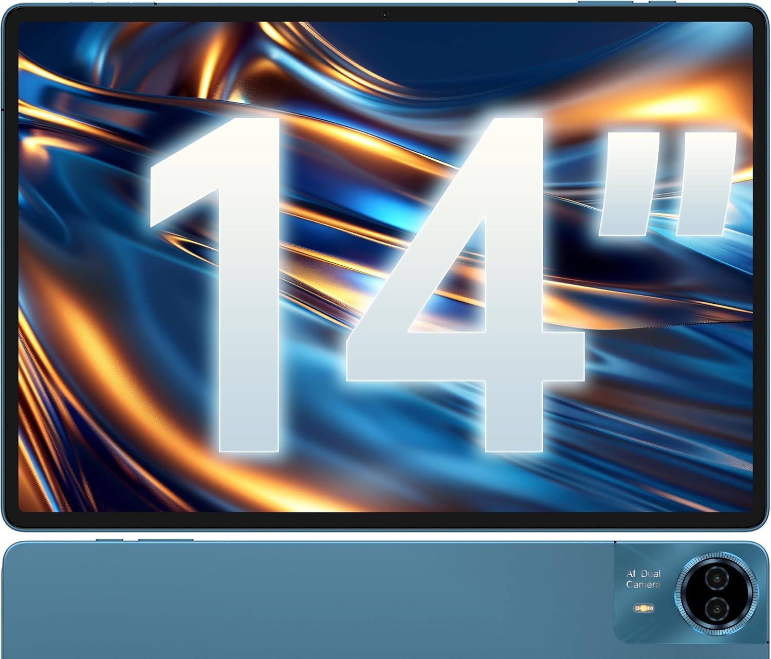 Планшет 14" Full HD+ Teclast T70 (8+12)/256ГБ 4G 2-SIM 8 ядер Android 14 10000 mAh Чорно-блакитний, фото №6