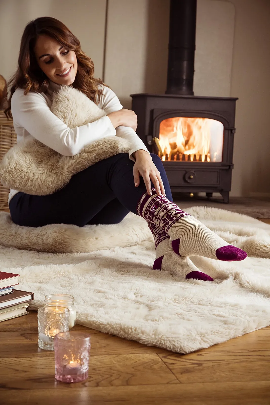 Термоноски женские HEAT HOLDERS Lite Тонкие зимние теплые в 4 цветах 37-42 EUR, фото №3