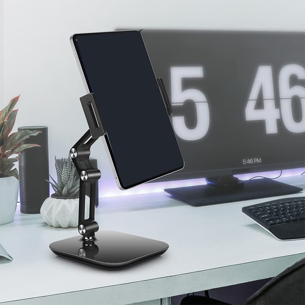 Підставка для ноутбука складана Регульований тримач для планшетів з алюмінієвого сплаву 4-12,9 дюймів Портативна, фото №6