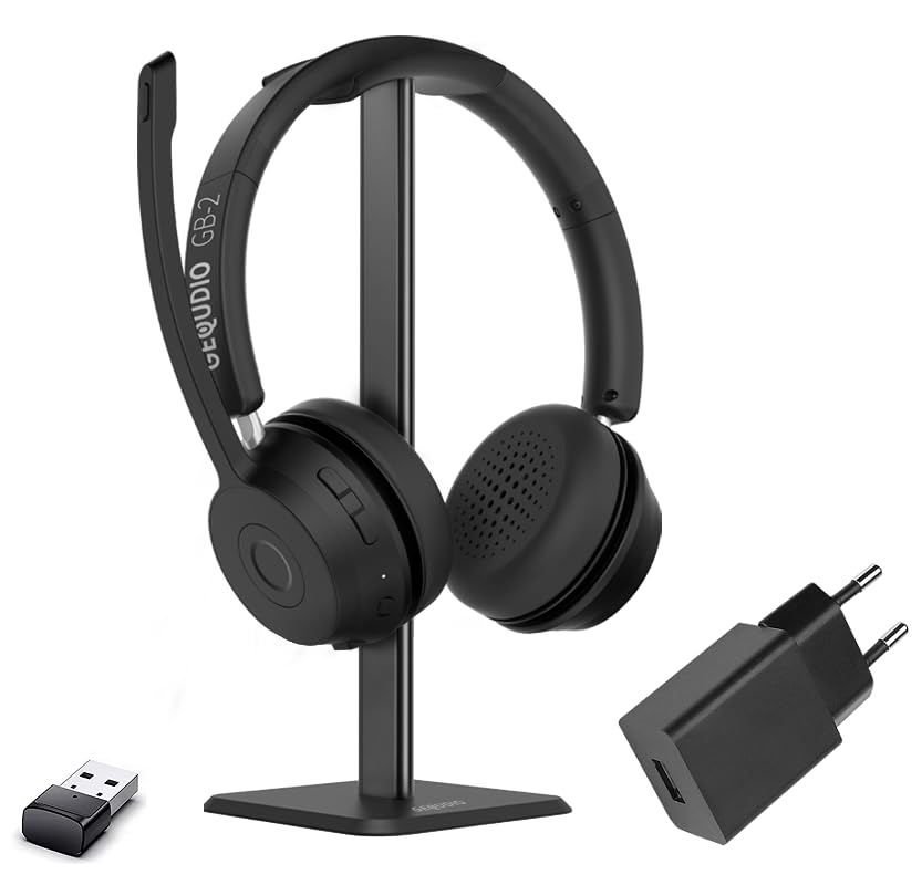 Гарнитура GEQUDIO GB-2 Bluetooth с микрофоном, пассивное шумоподавление, беспроводные наушники, фото №1