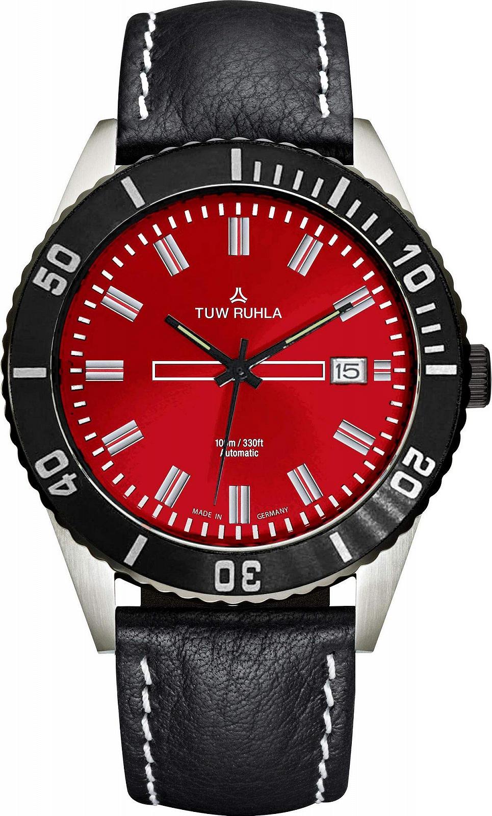 Чоловічий годинник TUW Ruhla Globetrotter 20243-021502-I Automatic Суцільний корпус Спортивний, фото №1