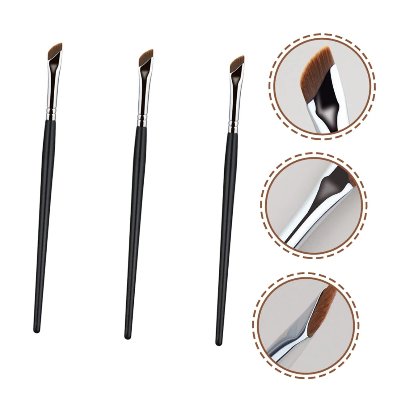 Кисти для подводки глаз minkissy, тонкая, фото №2