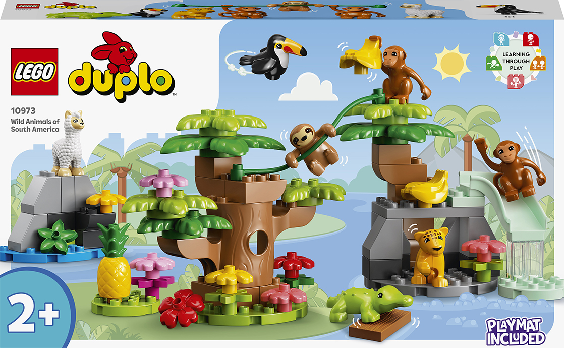 Конструктор LEGO DUPLO Дикі тварини Південної Америки (10973), фото №1