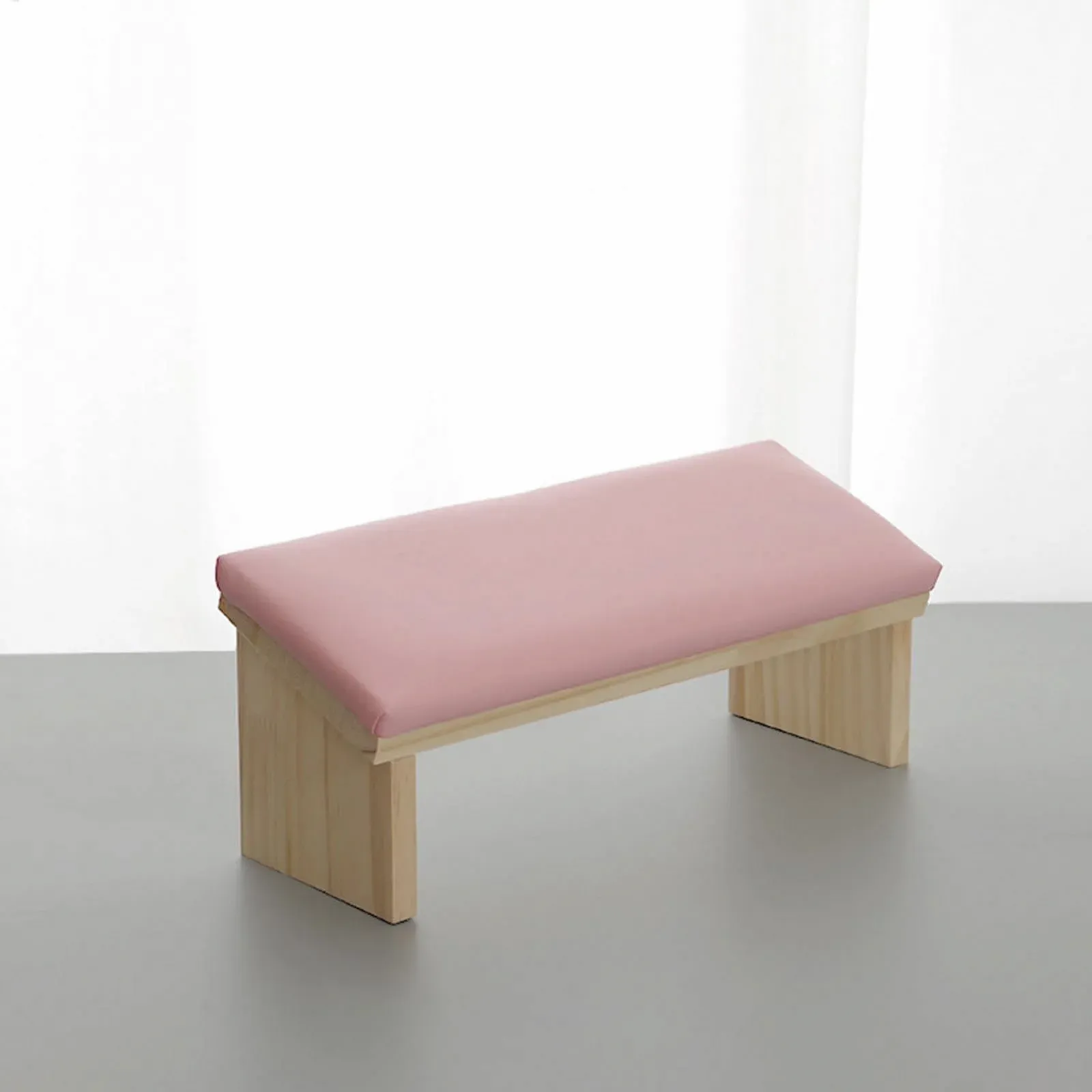 Підставка для рук Дерев'яна опора Подушка для манікюру зі штучної шкіри, фото №3