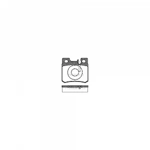 Комплект гальмівних колодок TRISCAN 8110 23007 для MERCEDES-BENZ задня вісь - Фото 1