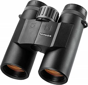 Бінокль MINOX XRange 80408390 10 x 42 з далекоміром 2800 м Black synthetic.ua - Фото 1