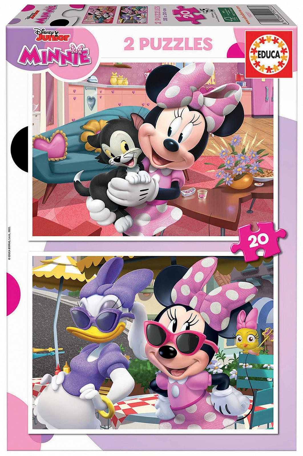 Набор пазлов Educa Disney Minnie Mouse 2 x 20 элементов (19297), фото №1 Набор пазлов Educa Disney Minnie Mouse 2 x 20 элементов (19297), фото №1