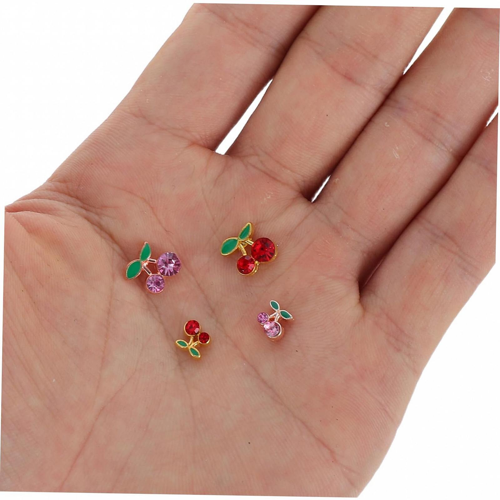 Форма вишні 32 шт. Стрази для дизайну Різдвяні прикраси, фото №4