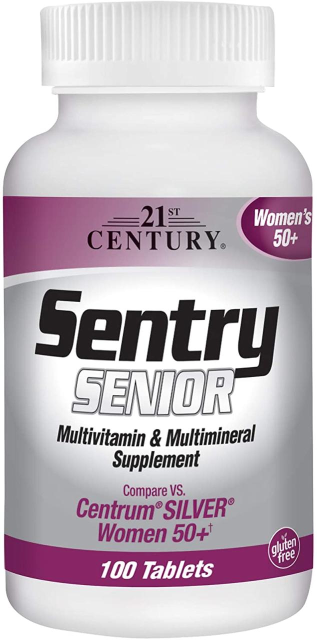 Витамино-минеральный комплекс для женщин 21st Century Sentry Senior Women 50 Multivitamin Multimineral, фото №1