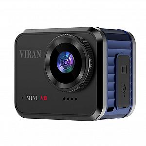 Екшн-камера iFutniew Mini 4K60fps Ultra HD 16MP WiFi 145° 10M Waterproof Case Sport DV Синій - Фото 1