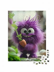 Пазл puzzleYOU Illustrations, Art & Fantasy LITTLEMONSTERTIME: Nibble 1000 элементов 64 x 48 см synthetic.ua - Фото 1
