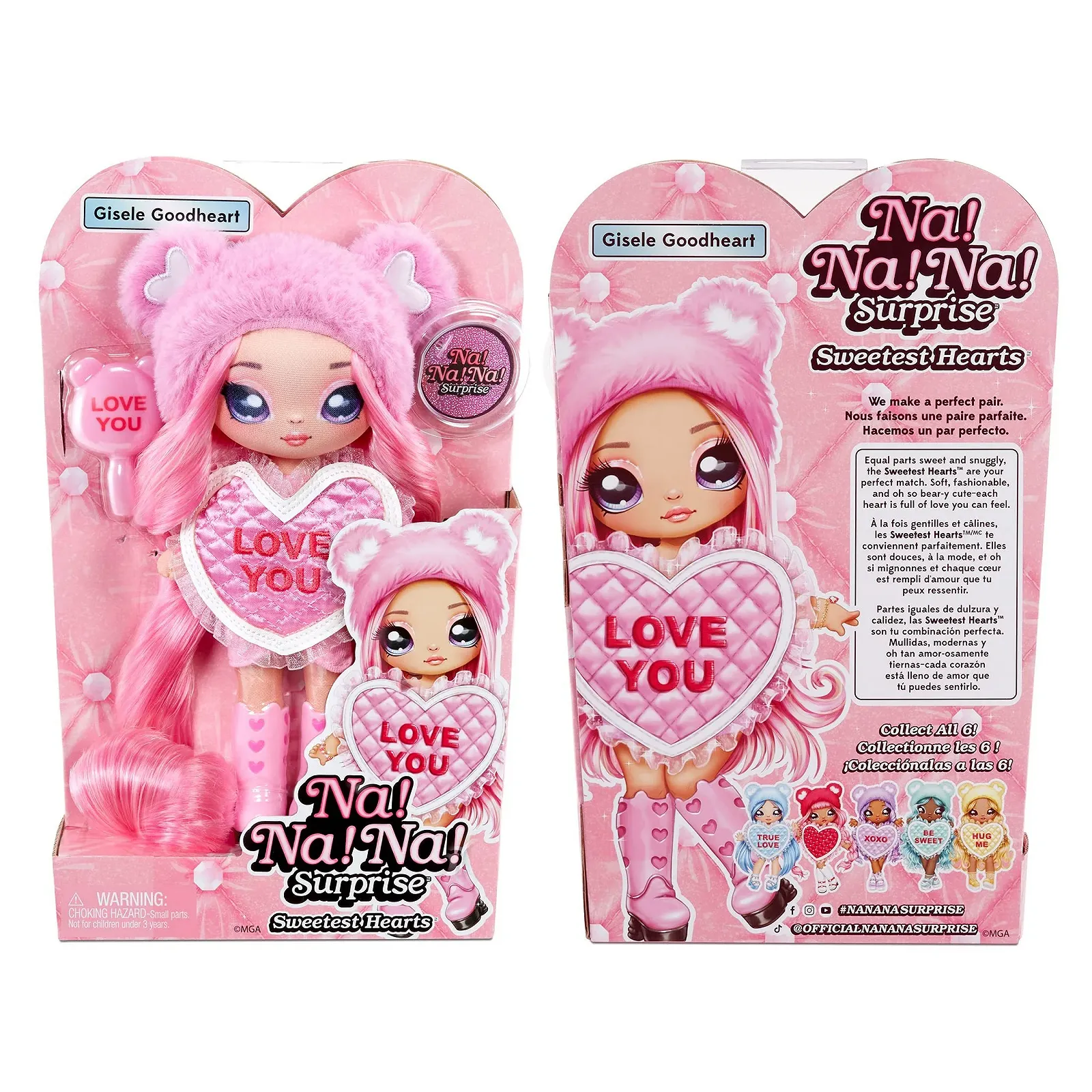 Лялька Na! Na! Na! Surprise Sweetest Heart GISELE GOODHEART Рожева, фото №6