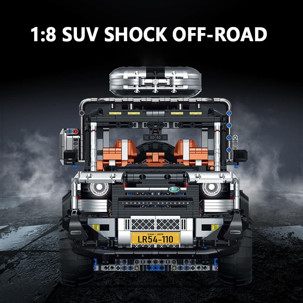 Блоки для складання MISINI M6307 Technik 110 Позашляховик 1:8, фото №3 Блоки для складання MISINI M6307 Technik 110 Позашляховик 1:8, фото №3