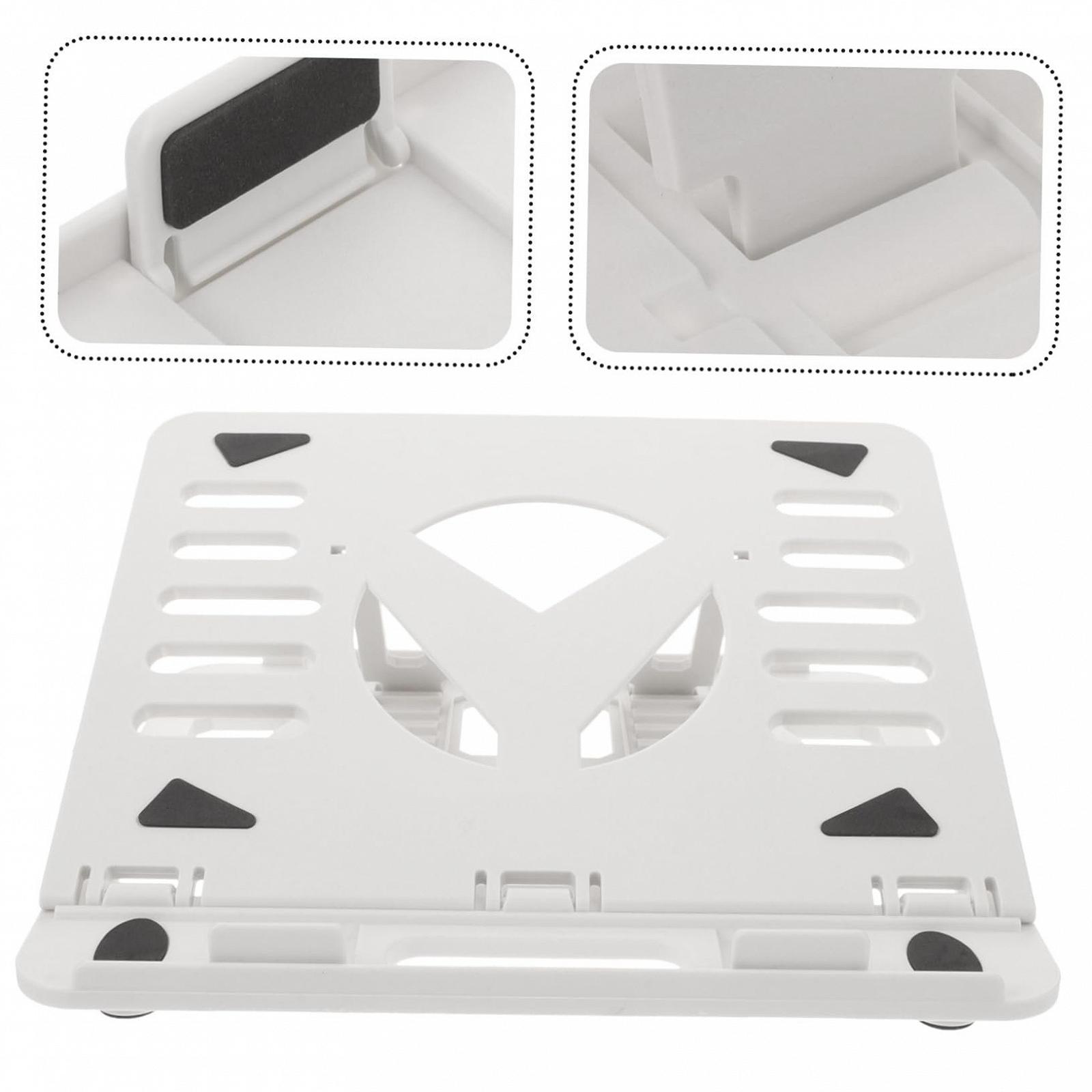 Підставка для ноутбука Vaguelly, складана, з регулюванням висоти, з легкого матеріалу з функцією охолодження, регульований, фото №3