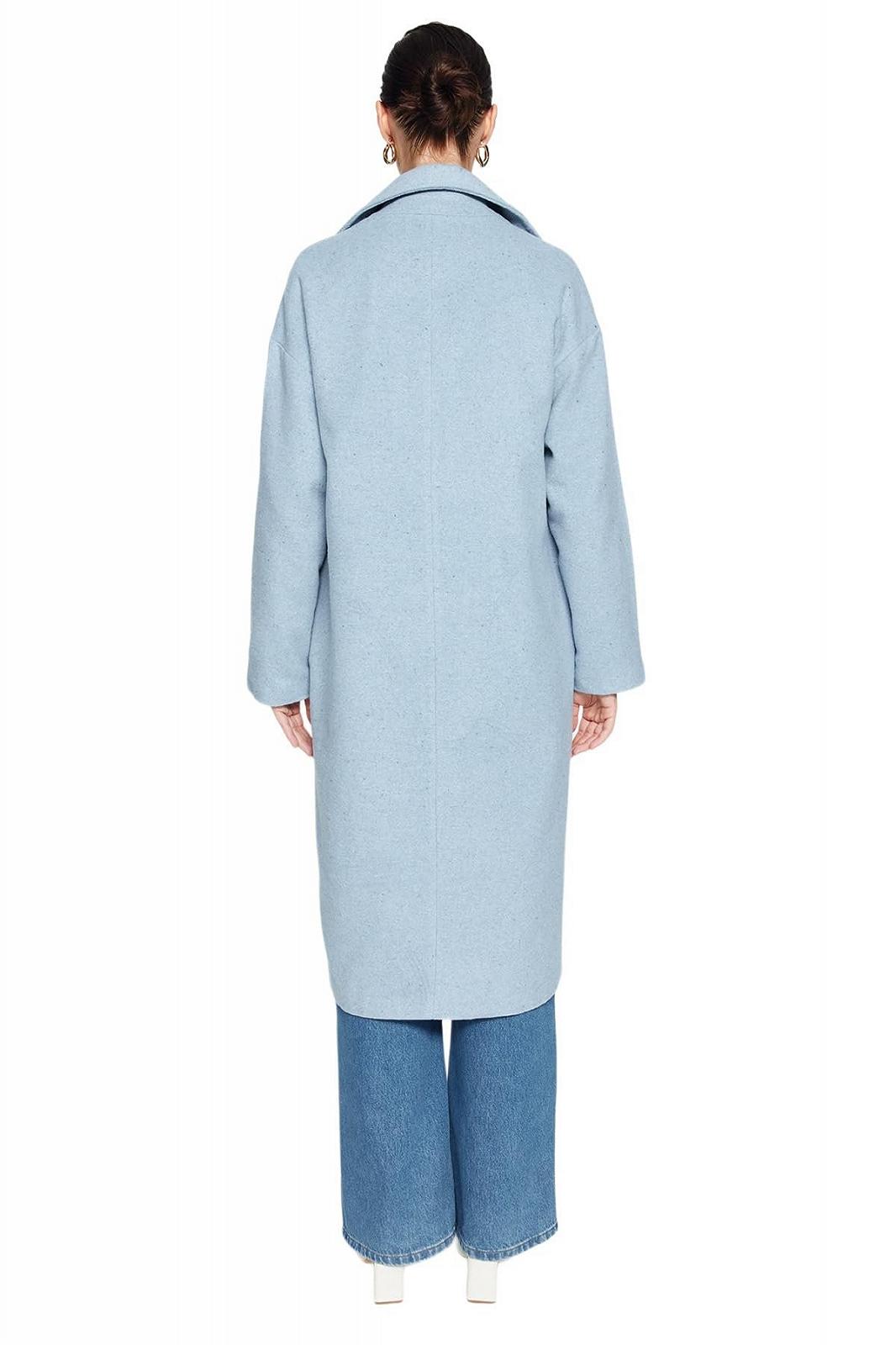 Пальто TRENDYOL Прямого Крою Довгий Рукав, фото №7