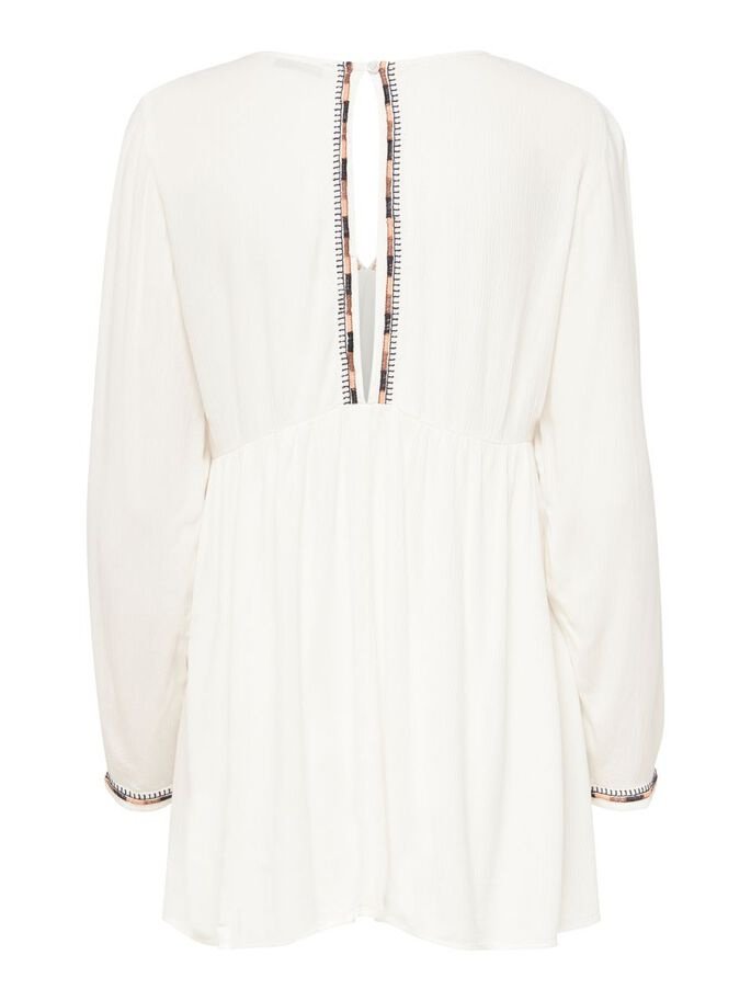 Туніка ONLMYNTE L/S TUNIC WVN 15226378 Cloud Dancer ONLY S, фото №4