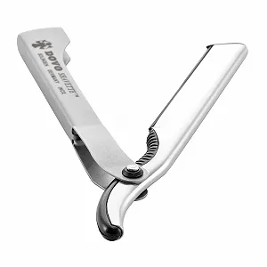 Опасная бритва (шаветта) DOVO Shavette алюминий Satin Silver synthetic.ua - Фото 1