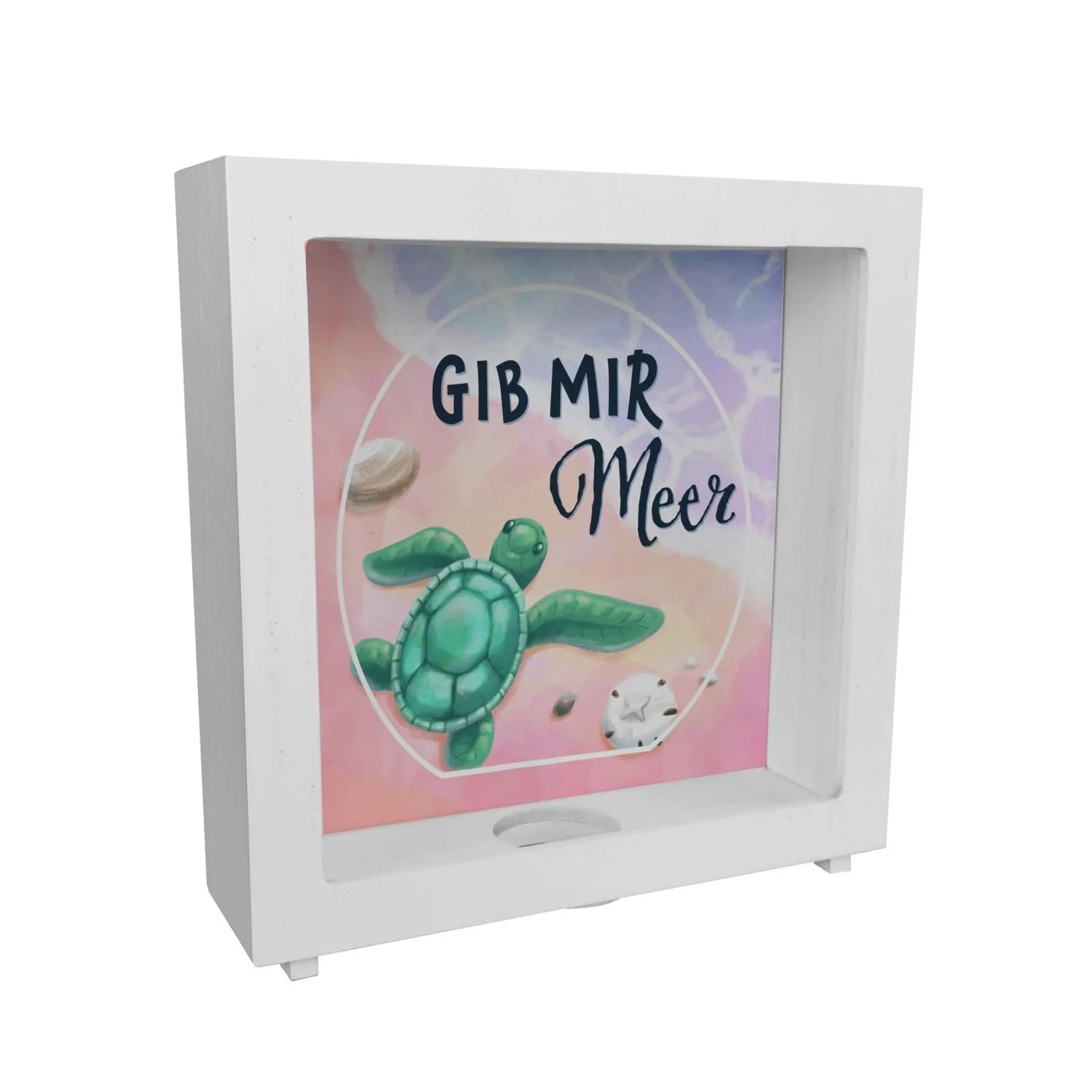 Скарбничка Gib Mir Sea Рамка Дерев'яна Море та черепаха, фото №1