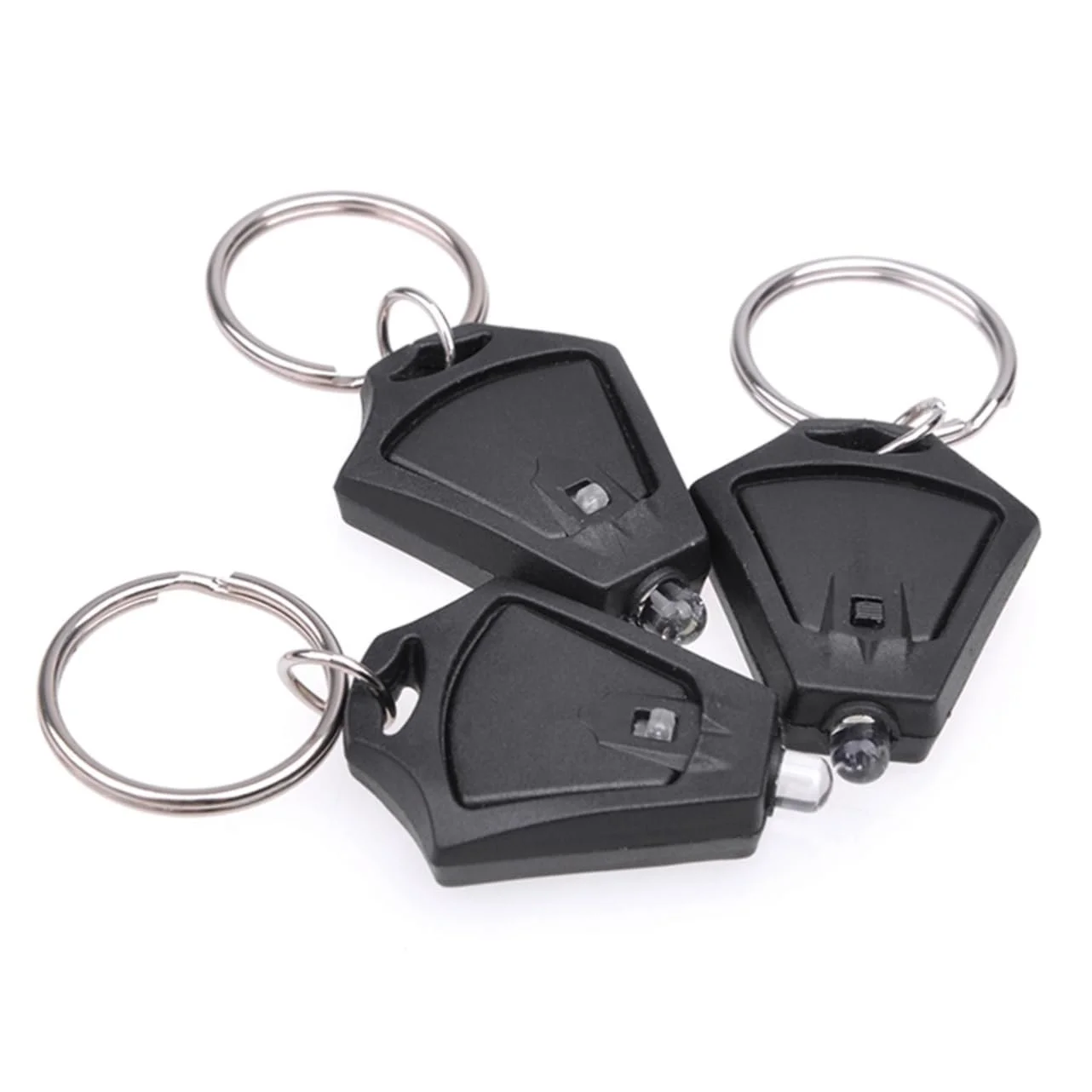 Фонарик Kisangel Брелок для ключей Светодиодный Мини-фонарик Противоударный брелок Мини-фонарик Подвеска для кошелька 20 шт, Как показано, фото №4