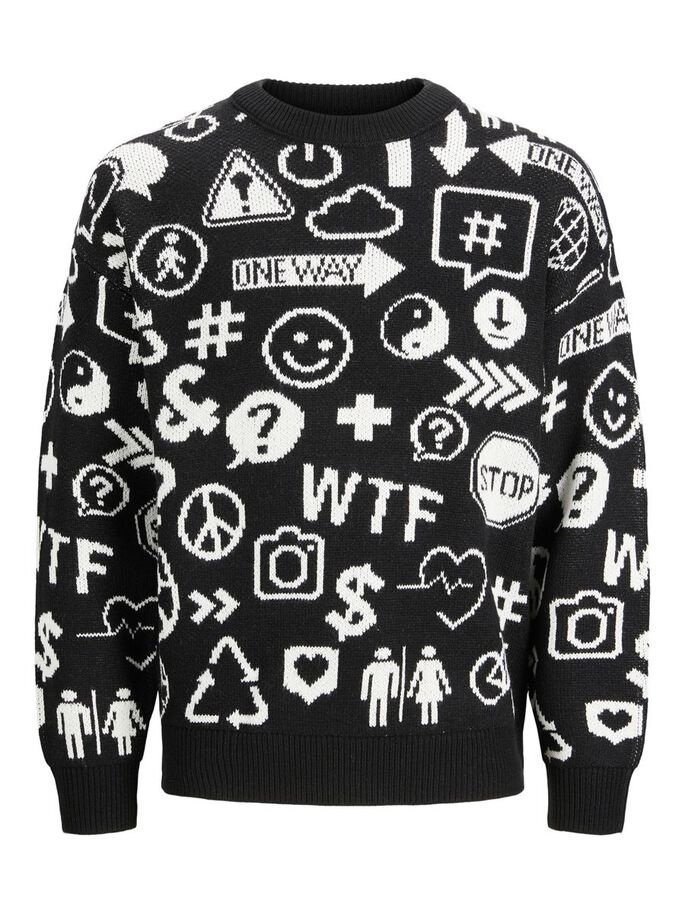 Пуловер JORINFO KNIT CREW NECK KA KNT21 12206845 Fit:WIDE Jack&Jones  XL, фото №4