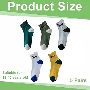 Шкарпетки-труби Середні Dachshund, 5 пар synthetic.ua - Фото 1