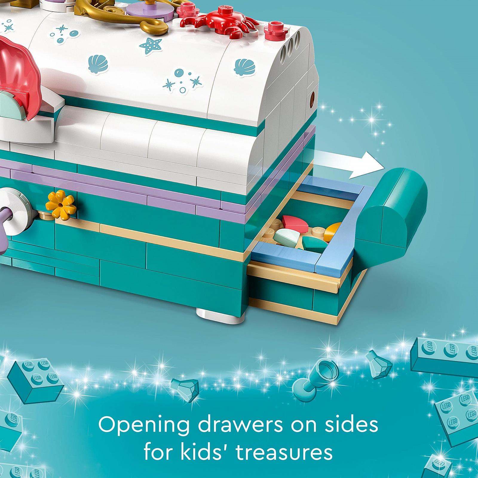 Конструктор Lego Disney Princess 43229 Ariel Treasure Chest 370 деталей, фото №4
