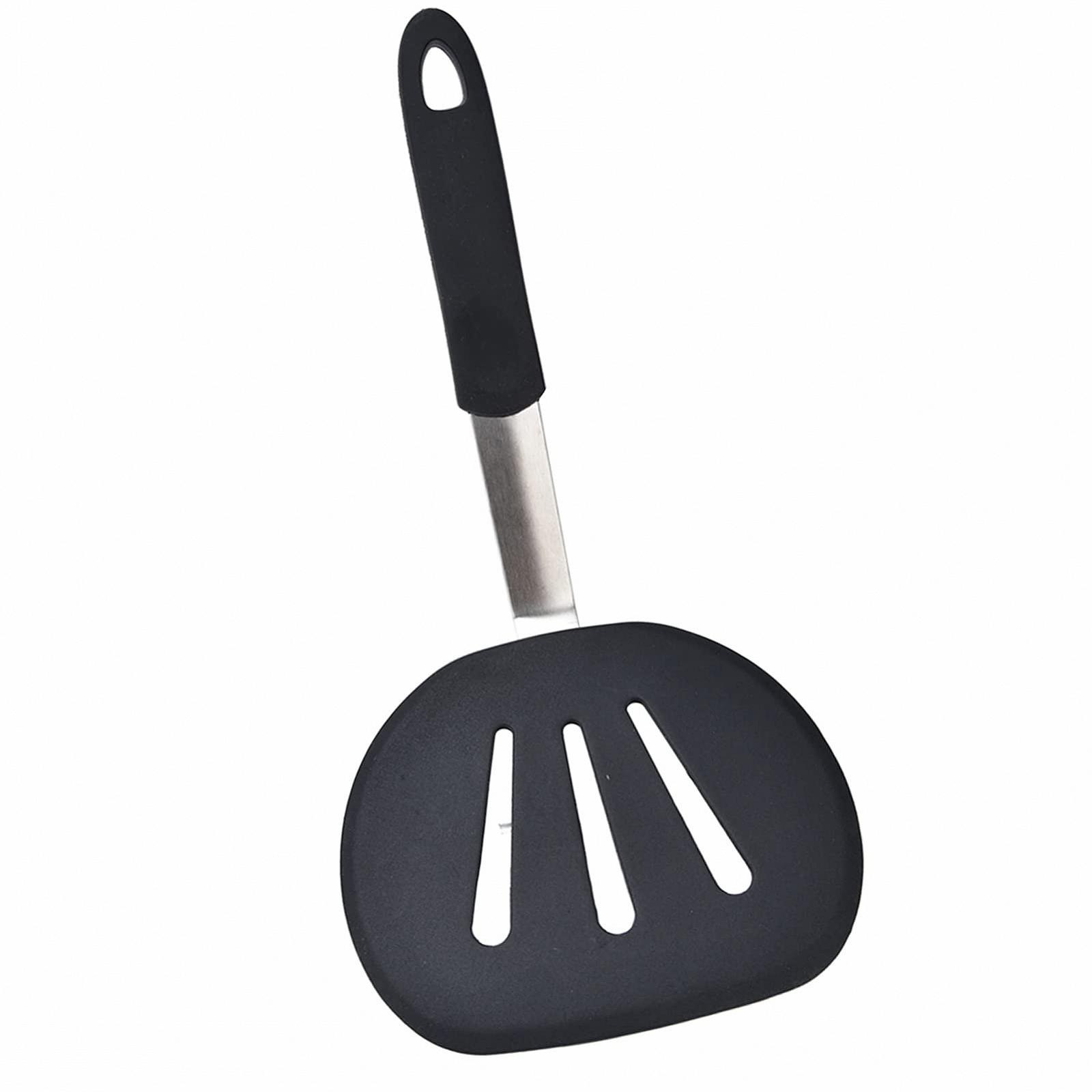 Лопатка Силиконовая Широкая Круглая Гибкая 31.2 x 15.1 см, фото №9