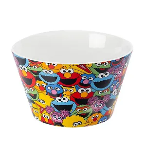 Миска United Labels Sesame Street Все Друзья, фарфоровая, 500 мл synthetic.ua - Фото 1