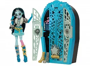 Monster High Frankie Stein Френкі Штейн таємниці Хаунтллівуду Skulltimate Secrets – шафа, 19+ сюрпризів - Фото 1