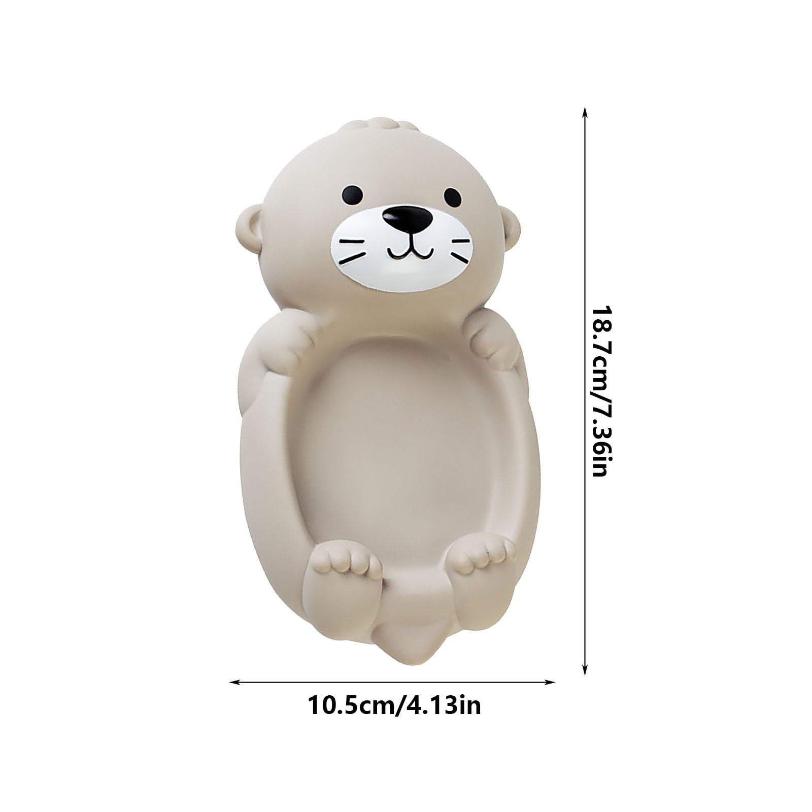 Іграшка для ванни Generisch Тварина, що плаває Сірий, фото №6