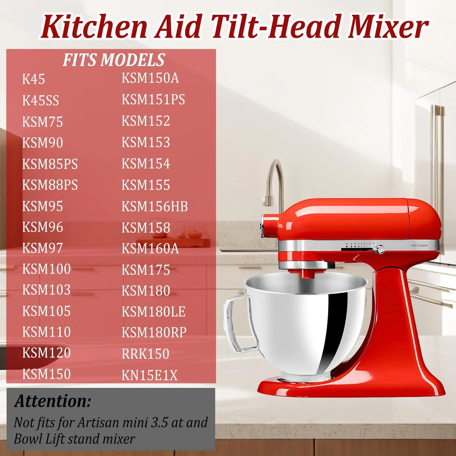 Миска для змішування KitchenAid Classic Artisan 5 QT нержавіюча сталь з ручкою, фото №3