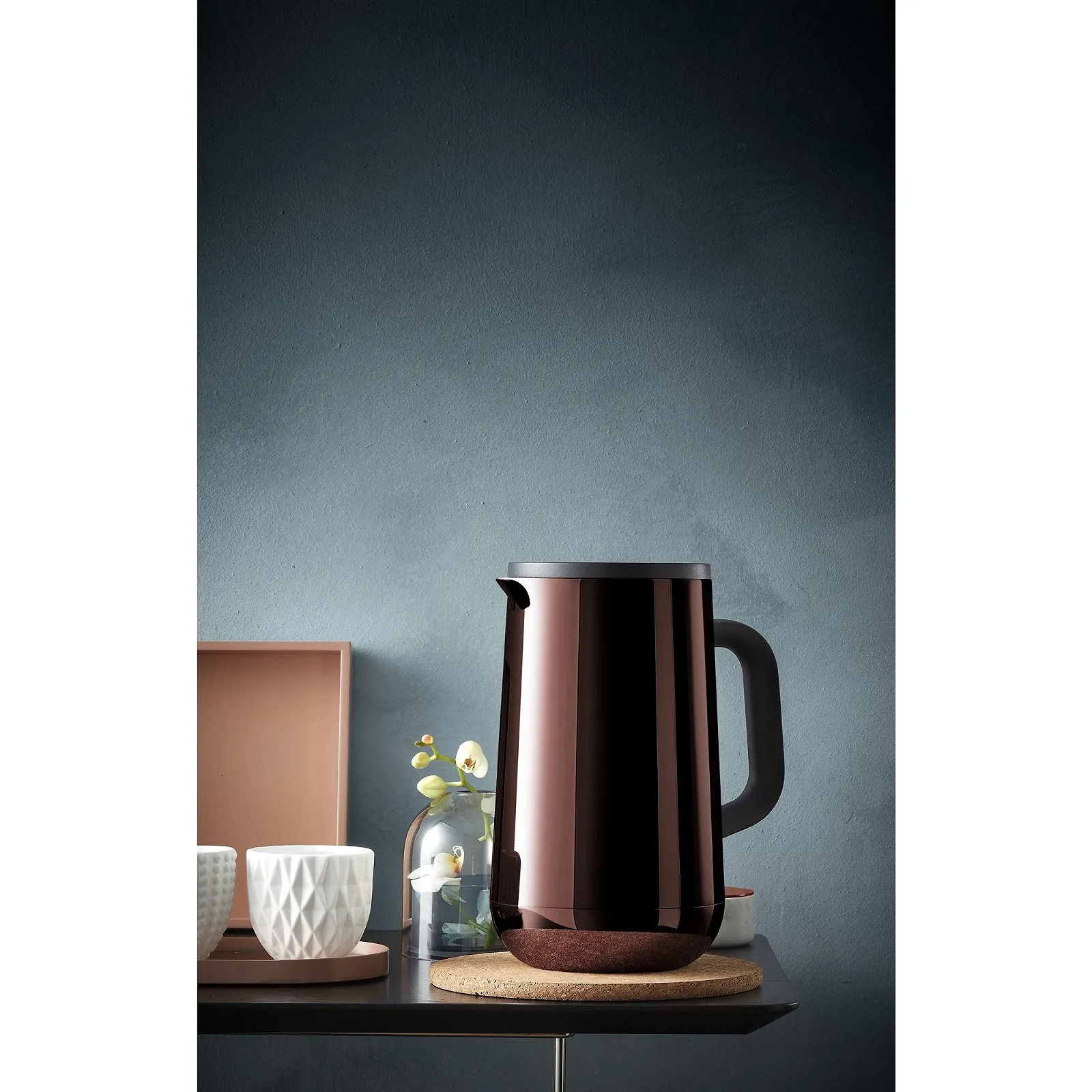 Термос WMF Impulse 1 литр для чая или кофе Press Lock Vintage Copper, фото №2