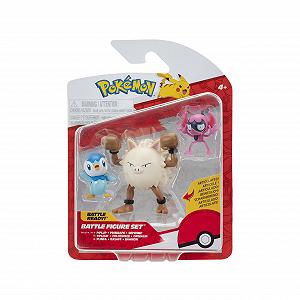Набор боевых фигурок Pokémon Bähmon, Plinfa, Rasaff synthetic.ua - Фото 1