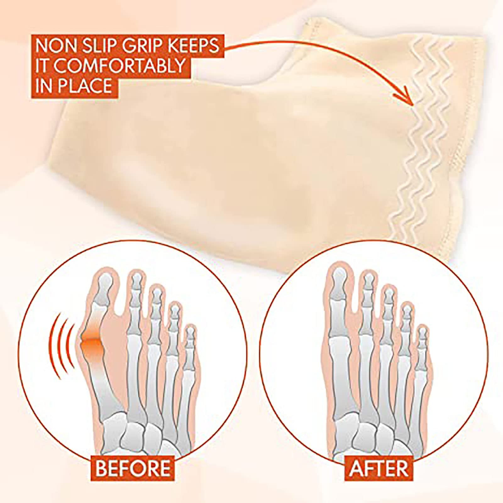 Коректор вальгусної деформації Dünne Ballenzeh-Socken, ортопедичний, фото №3