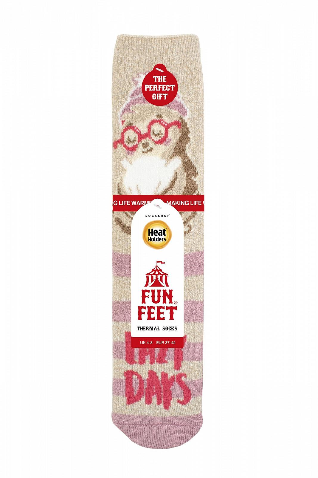 Шкарпетки HEAT HOLDERS Sockshop Жіночі Fun Feet Lite Теплі Термошкарпетки з візерунком Розмір 37-42, фото №2