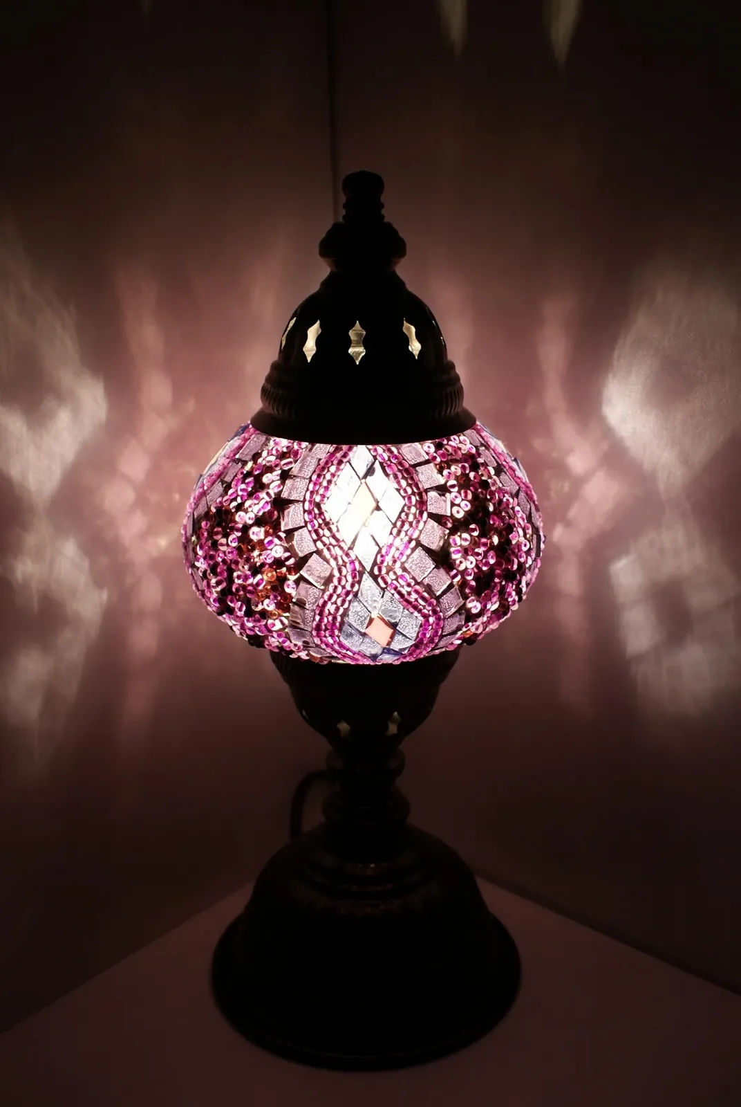 Настільна лампа Samarkand Lights Mosaic Table Lamp M Purple, фото №1