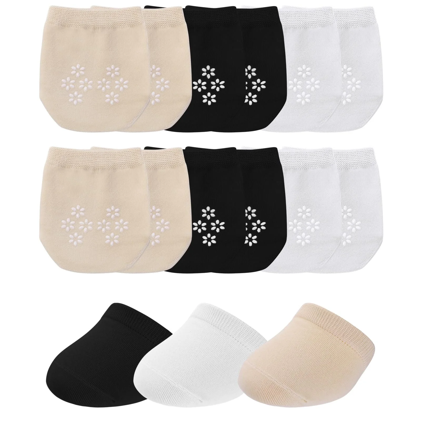 Шкарпетки-слідки Жіночі Літні Невидимі, 9 пар, фото №1